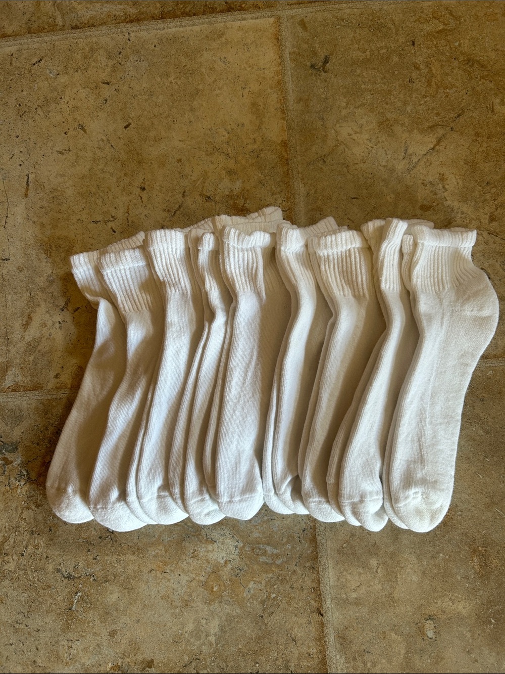 Classic White Women's Crew Socks Bundle
